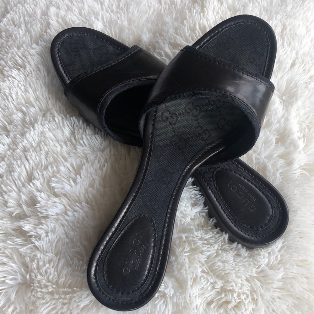 Gucci Wooden Slides
